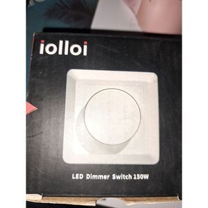 NIB- Iollio Brand Germany Push Dimmer white LED Dimmer Switch 150W